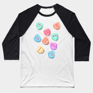 Office Convo Hearts Baseball T-Shirt